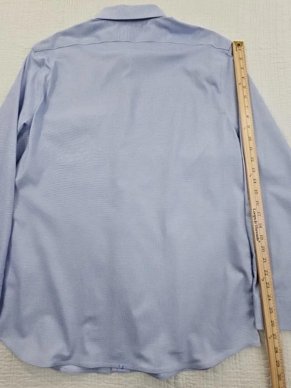 Banana Republic‎ Shirt Men's XL Blue Slim Fit Long Sleeve Wrinkle Resistant EUC
